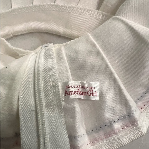 American Girl Just Like You Red  White And Blue Cheer Uniform Pom Pom’s Retired - Picture 4 of 4